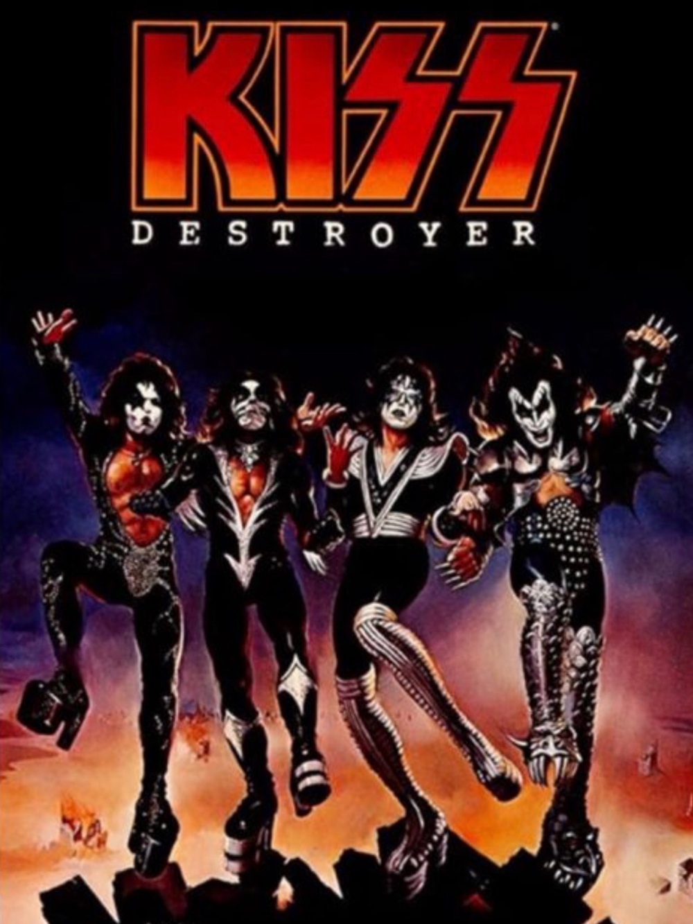 Kiss Destroyer Poster Aprox Size 24x36 Inches